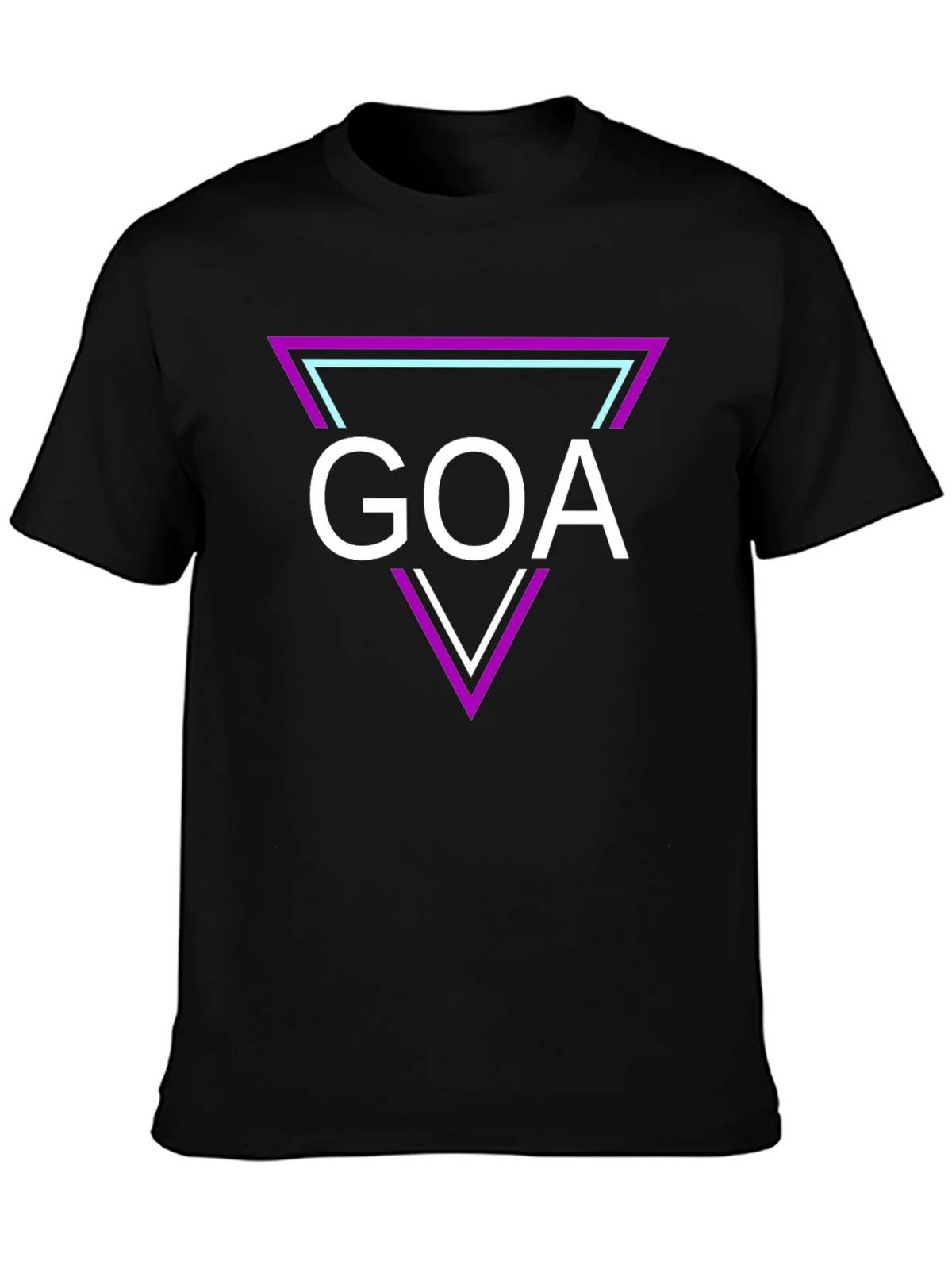 Goa Graphic Tee: Retro Triangle Design product image 3