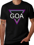 Goa Graphic Tee: Retro Triangle Design product image 1