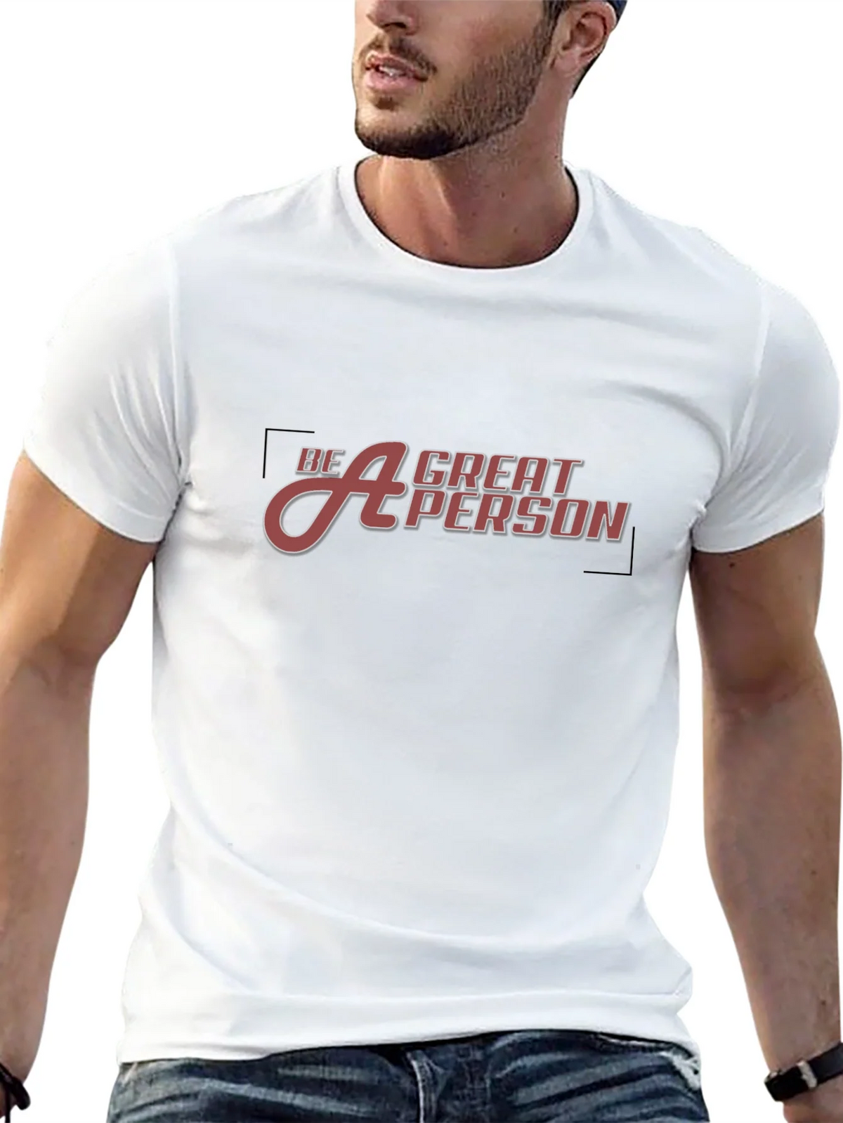 Be A Great Person Black Tee product image 12