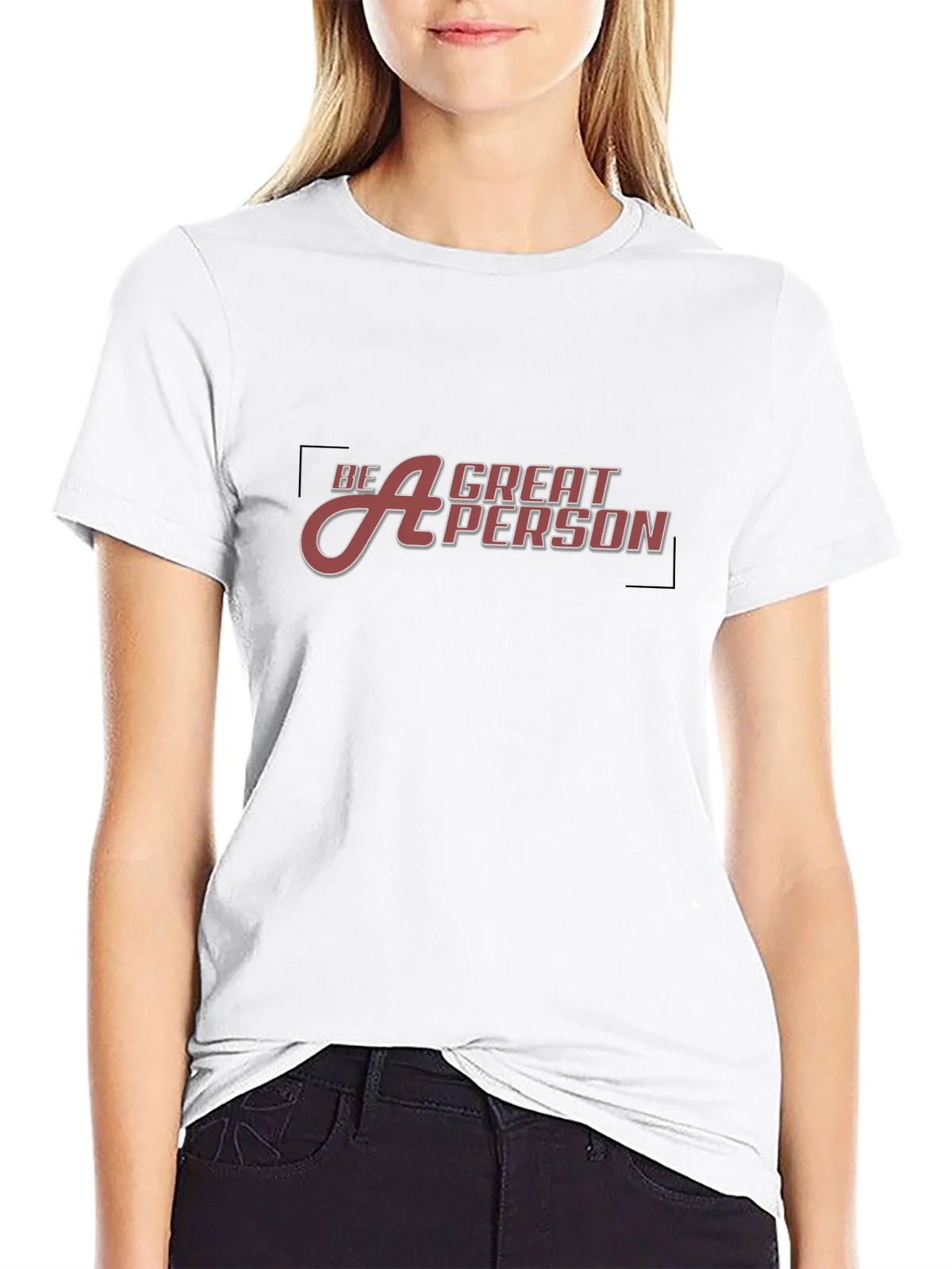 Be A Great Person Black Tee product image 8