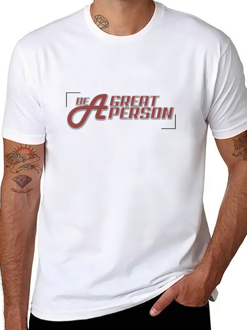 Be A Great Person Black Tee product image 7