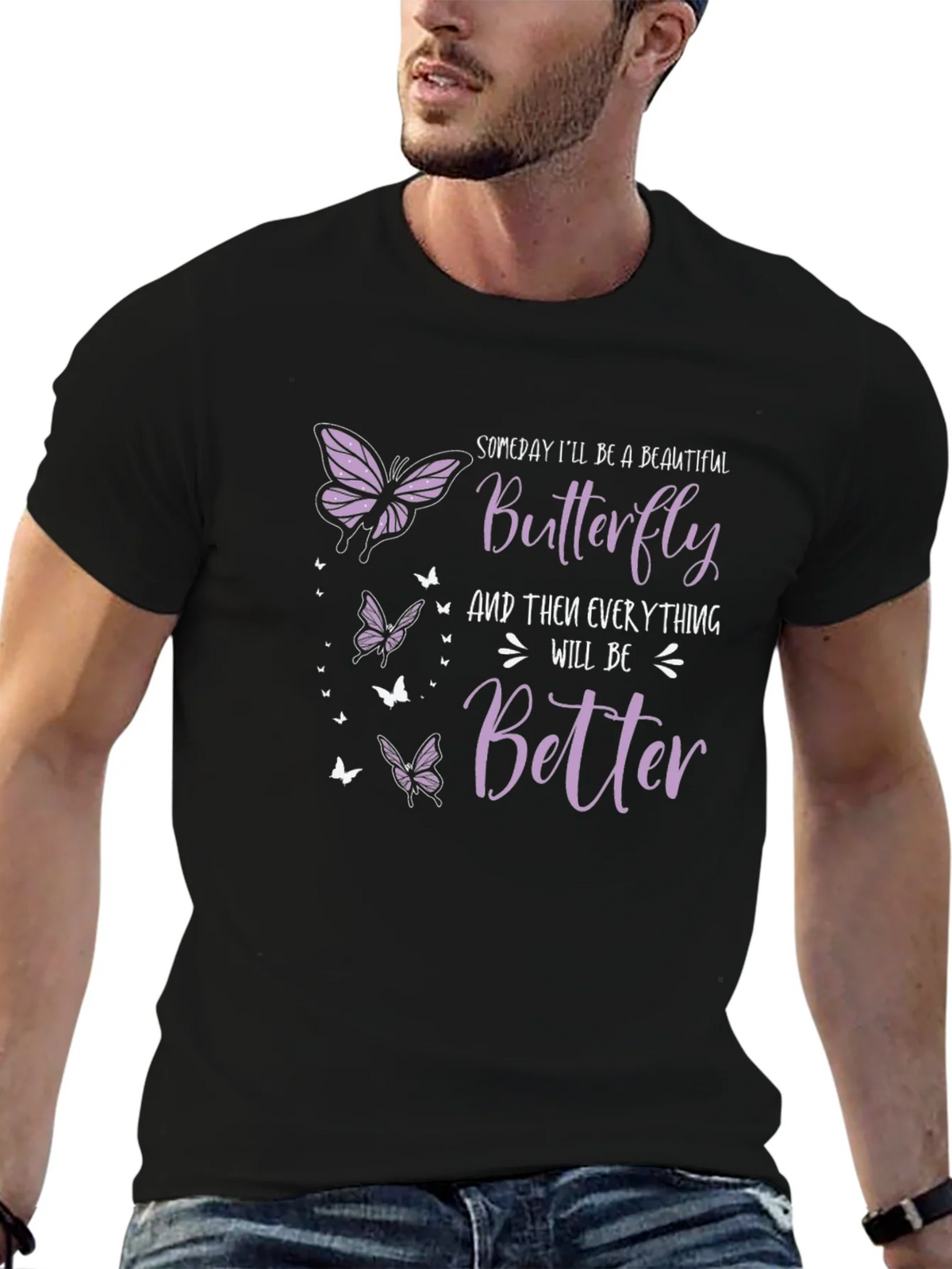 Butterfly T-Shirt: Someday Ill Be A Beautiful product image 6