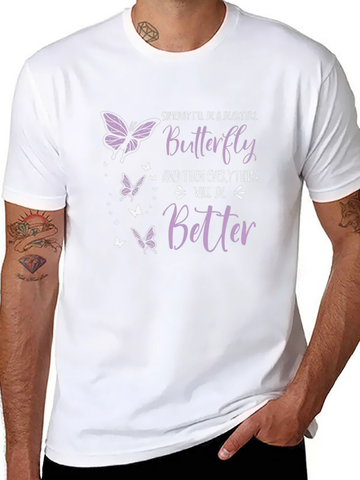 Butterfly T-Shirt: Someday Ill Be A Beautiful product image 7