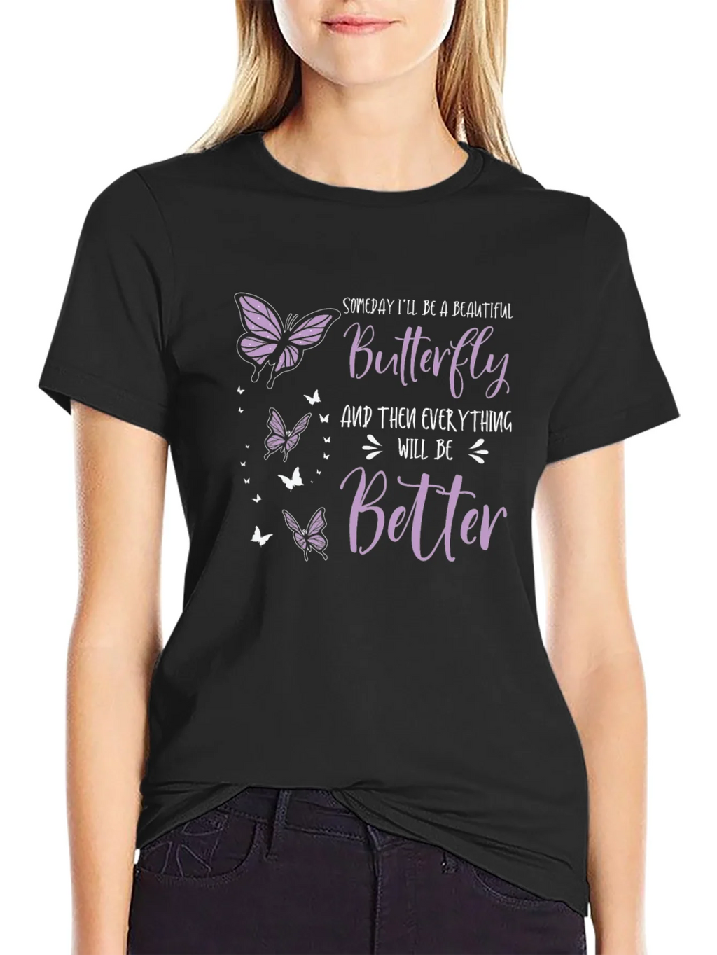 Butterfly T-Shirt: Someday Ill Be A Beautiful product image 2