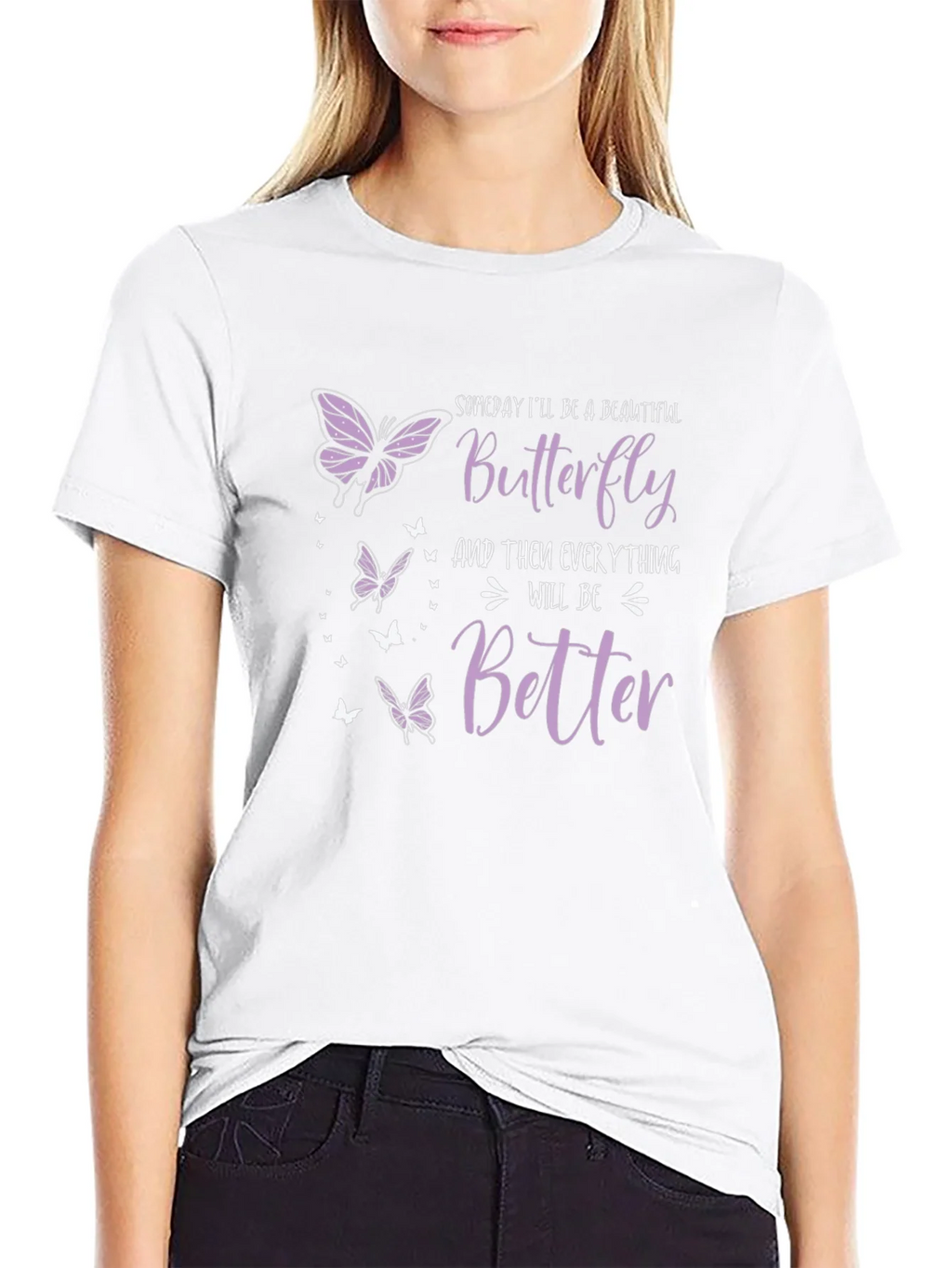 Butterfly T-Shirt: Someday Ill Be A Beautiful product image 8