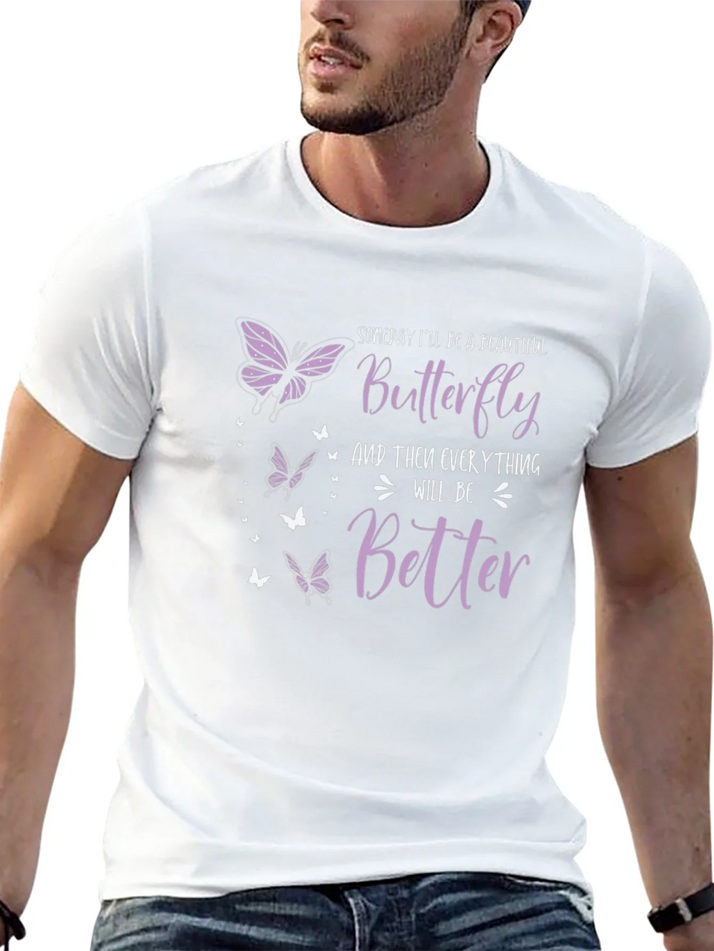 Butterfly T-Shirt: Someday Ill Be A Beautiful product image 12