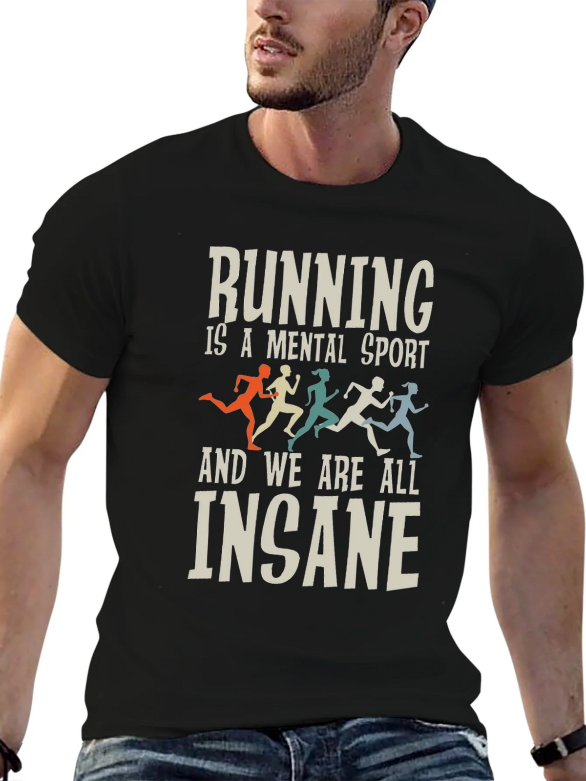 Running Is a Mental Sport T-Shirt product image 6