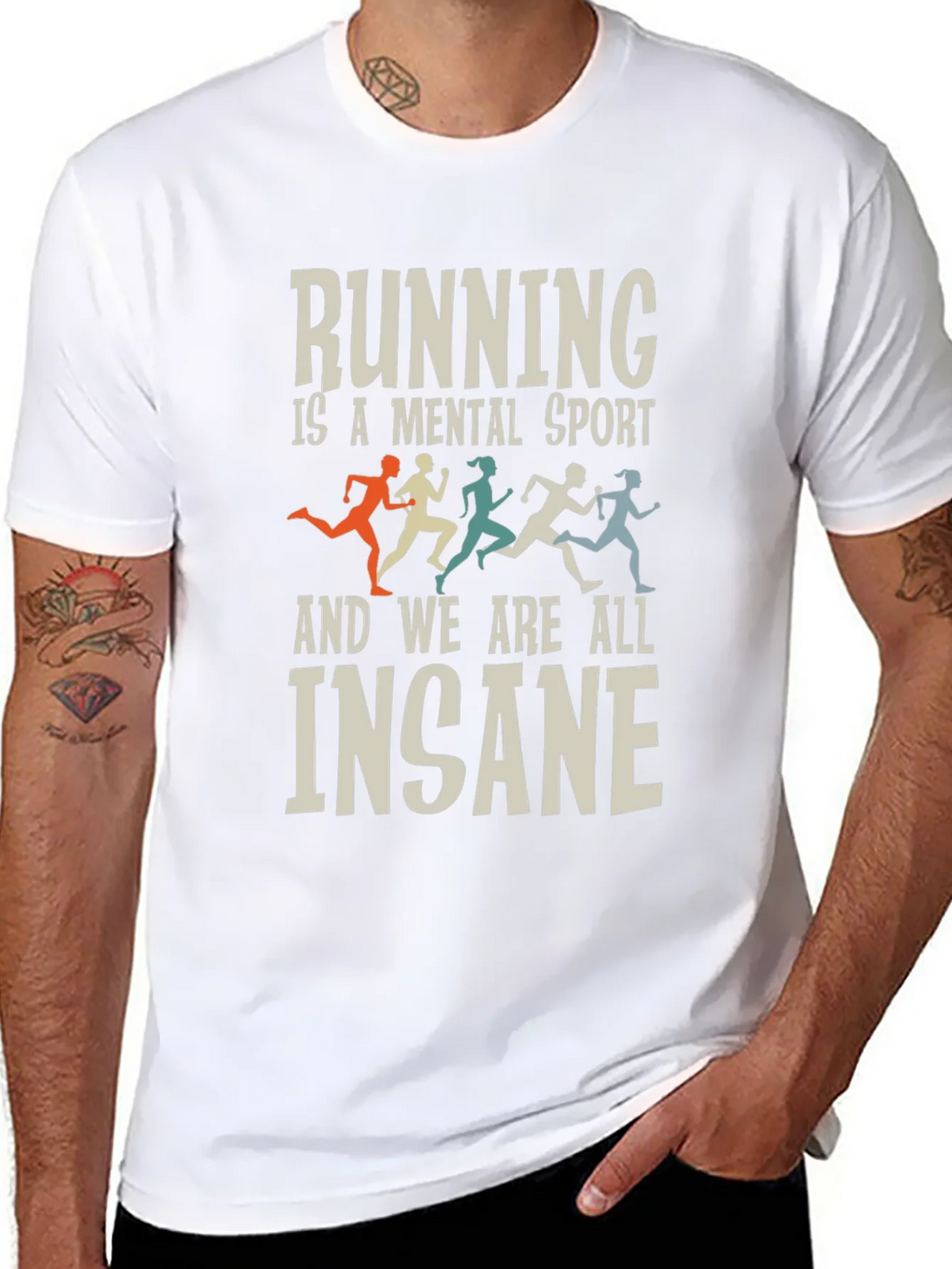 Running Is a Mental Sport T-Shirt product image 7