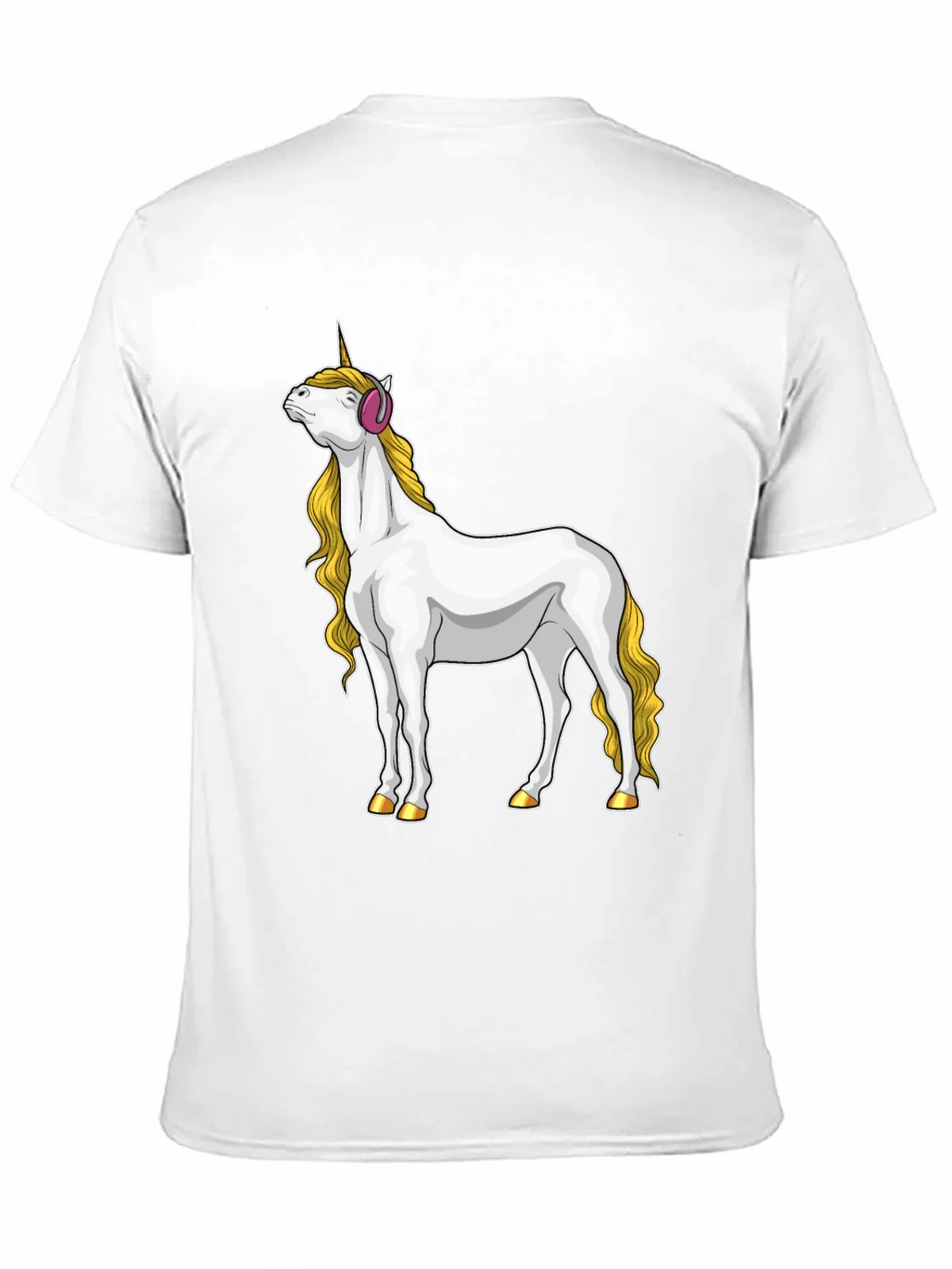 Unicorn Headphone Graphic Tee product image 10