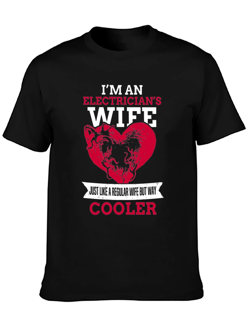 Electricians Wife T-Shirt - Cooler Than Regular product image 3