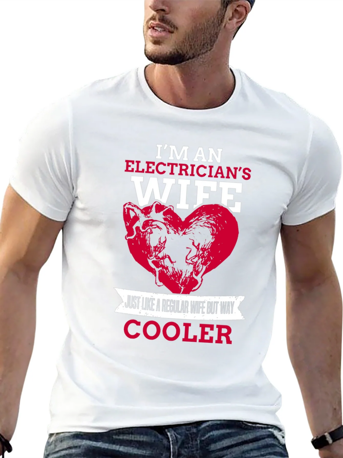 Electricians Wife T-Shirt - Cooler Than Regular product image 12