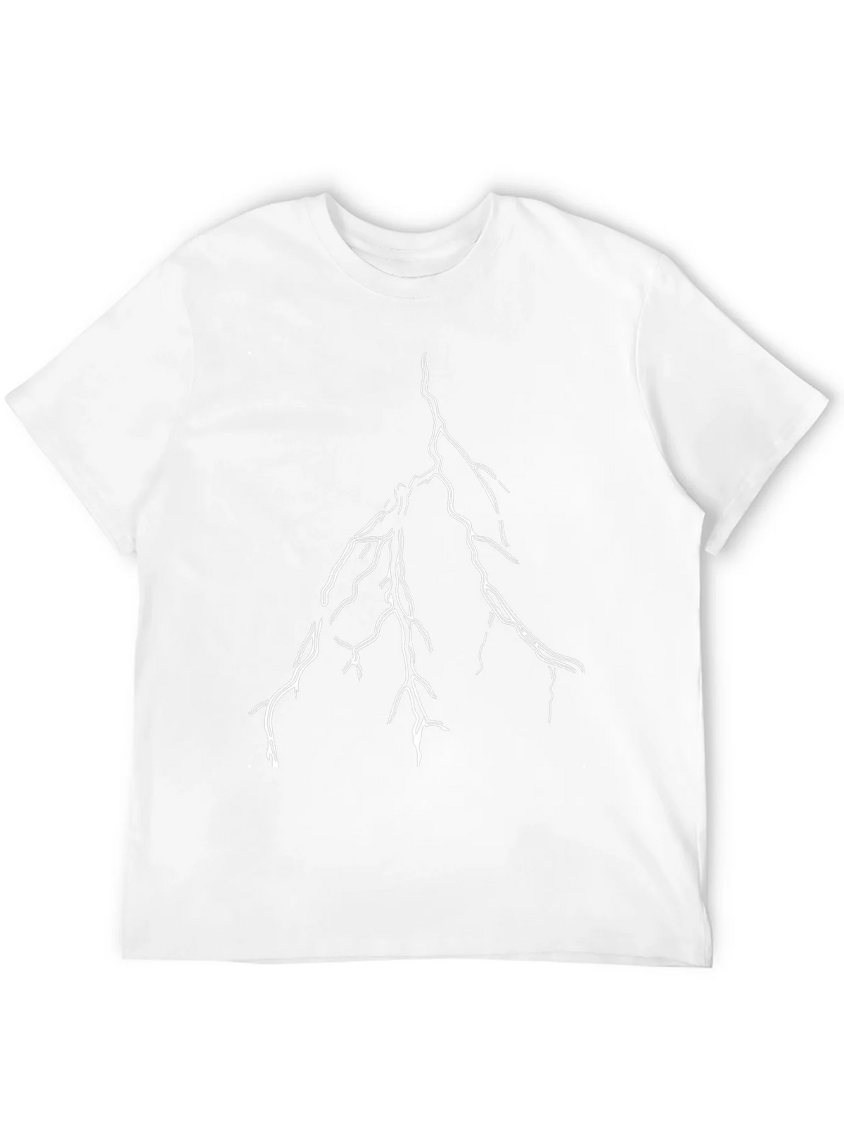 Black Lightning Bolt Graphic Tee product image 11