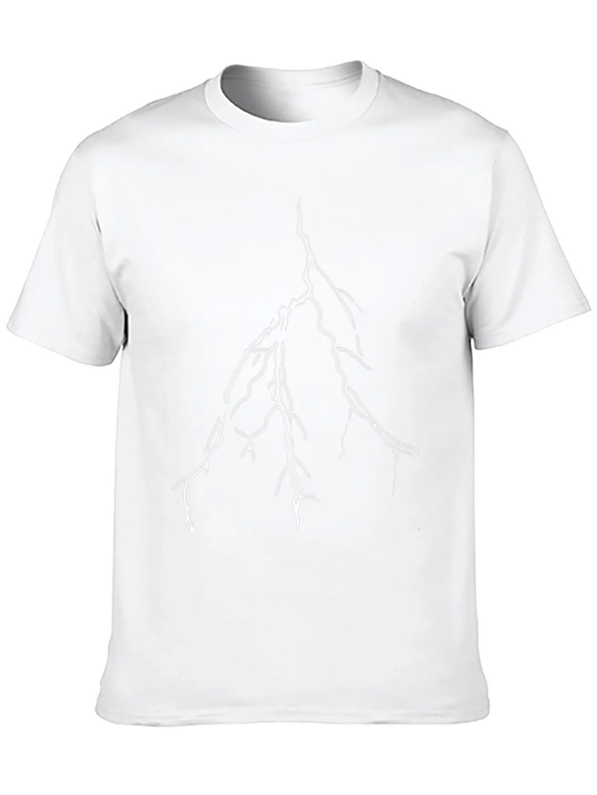 Black Lightning Bolt Graphic Tee product image 9