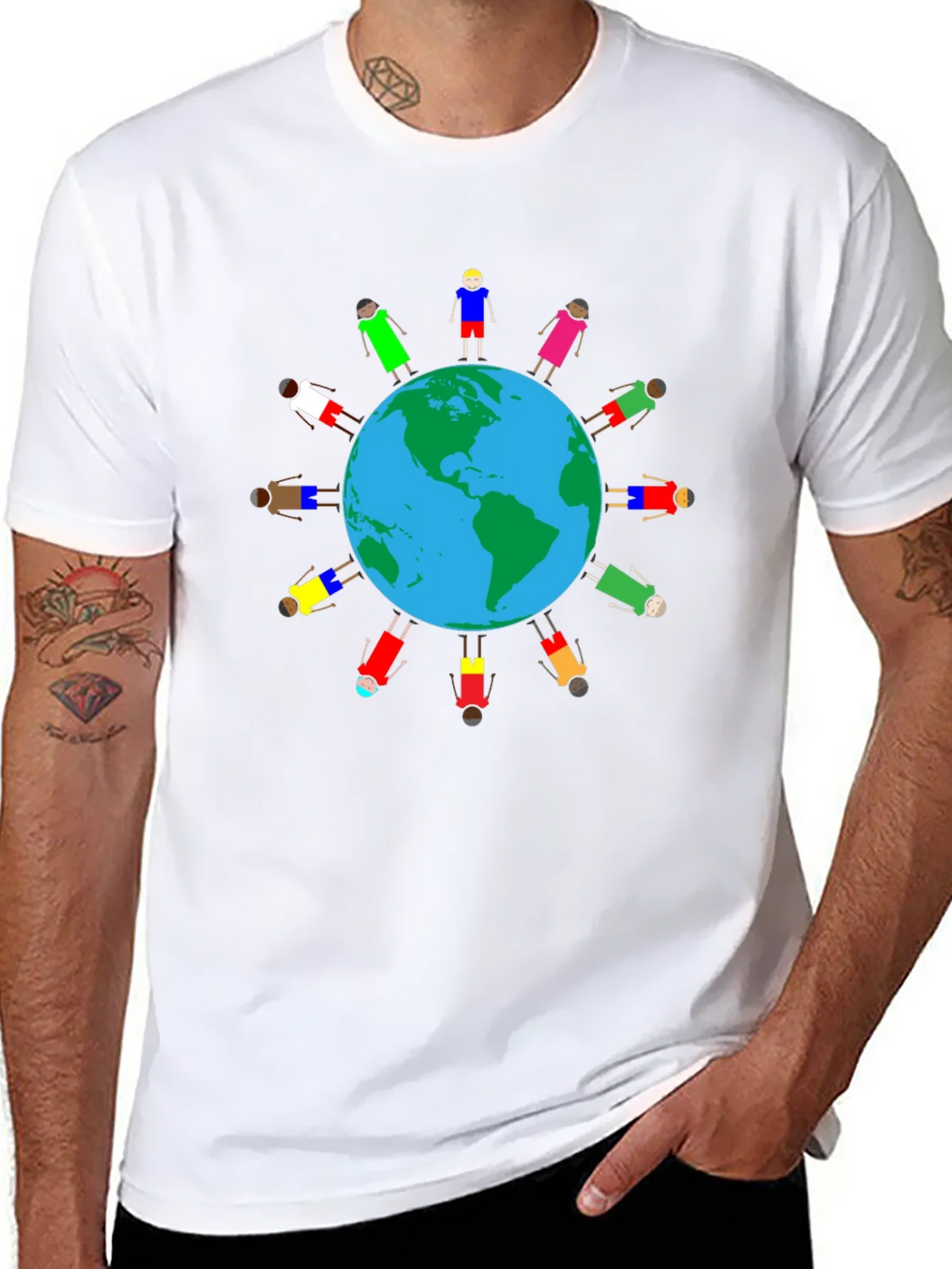 Unity Earth Graphic Tee product image 7