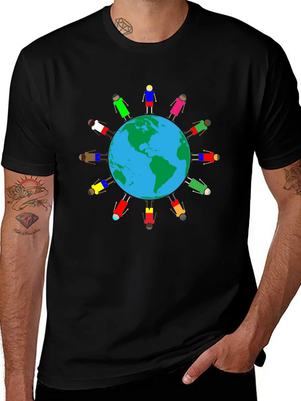 Unity Earth Graphic Tee product image 1