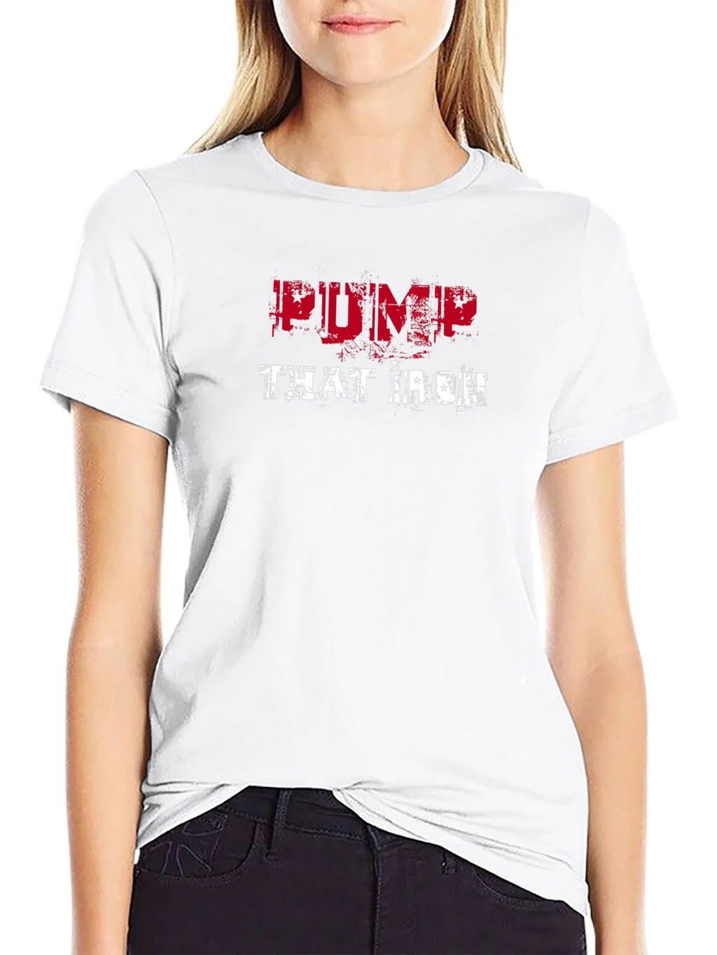 Pump That Iron Black T-Shirt product image 8