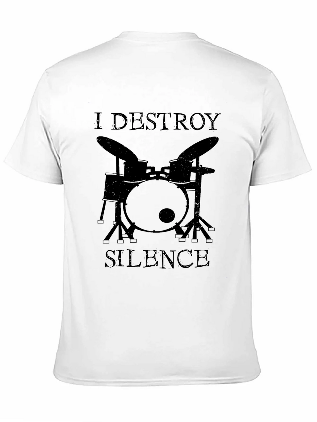 I Destroy Silence Drummer Graphic Tee product image 10