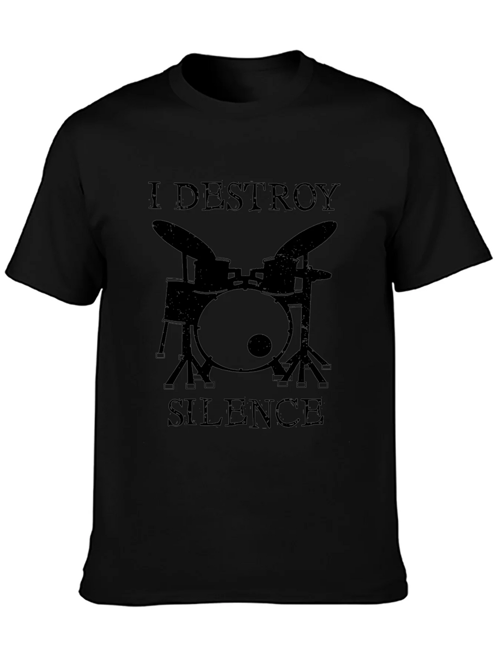 I Destroy Silence Drummer Graphic Tee product image 3