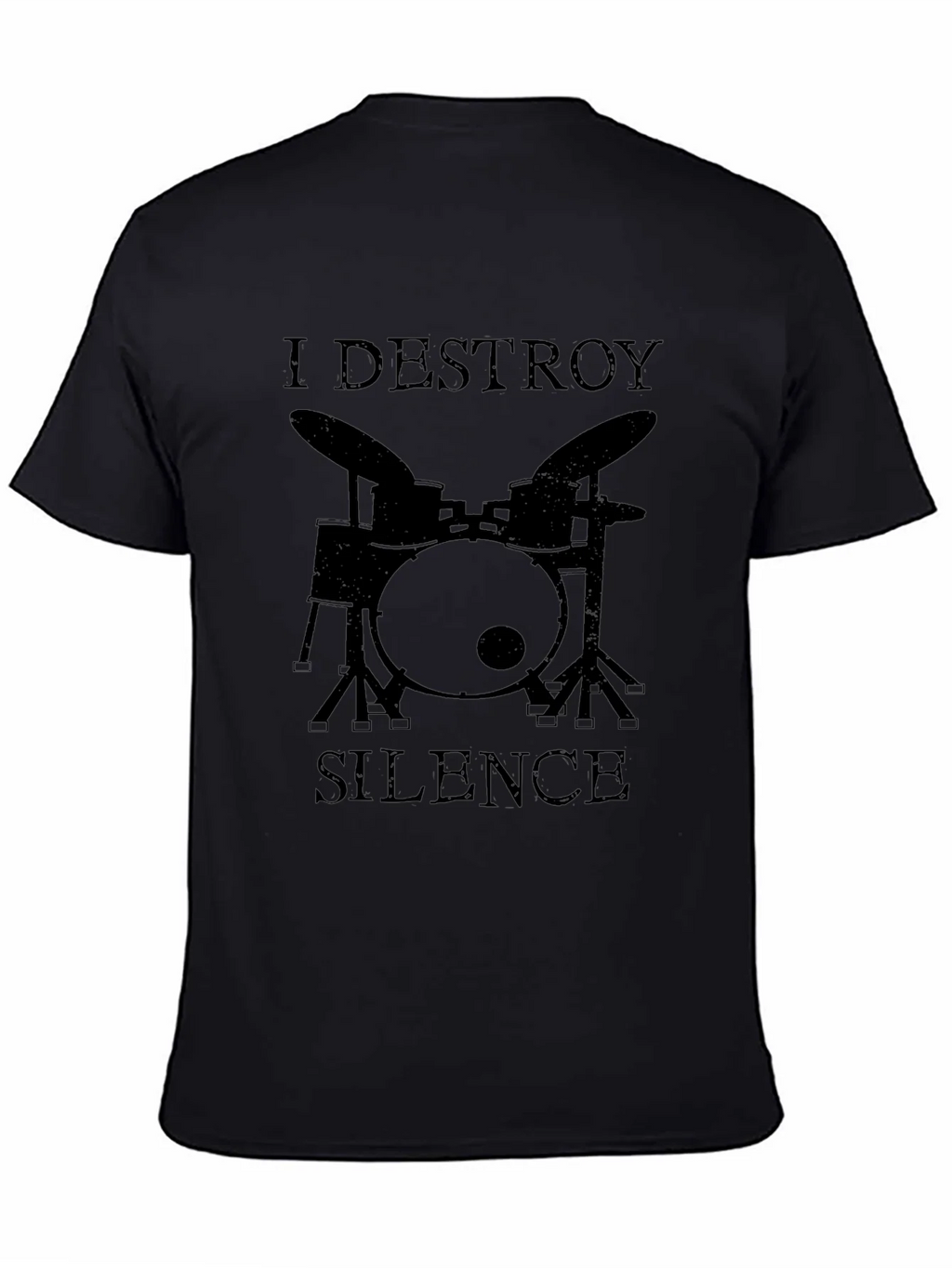 I Destroy Silence Drummer Graphic Tee product image 4