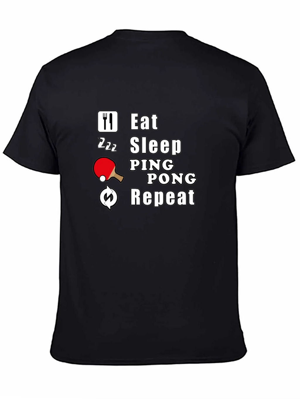 Eat Sleep Ping Pong Repeat T-Shirt product image 4