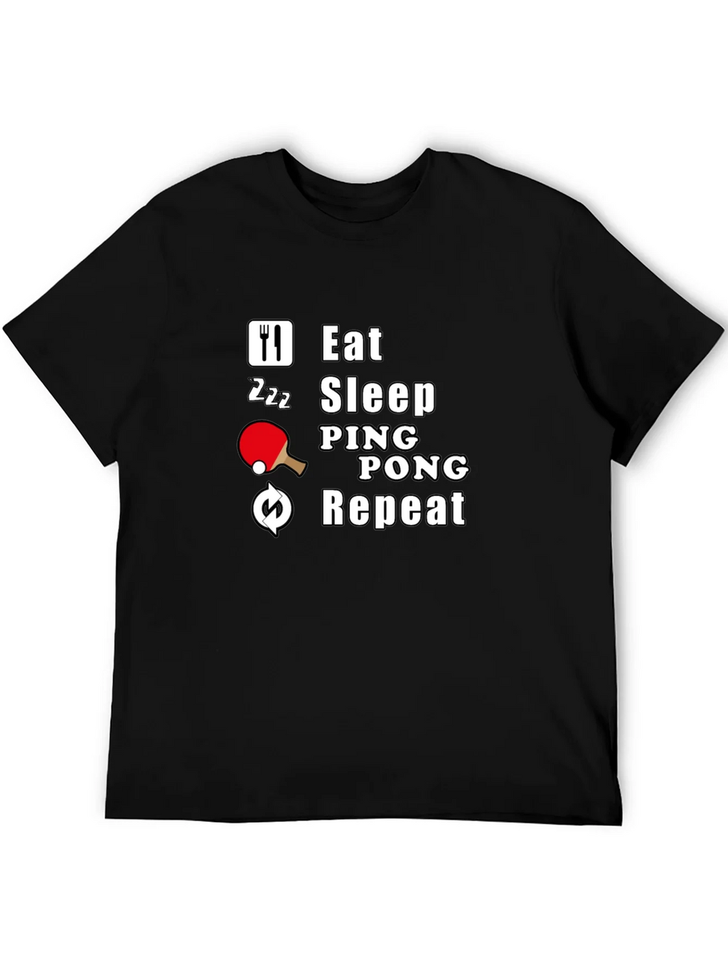 Eat Sleep Ping Pong Repeat T-Shirt product image 5