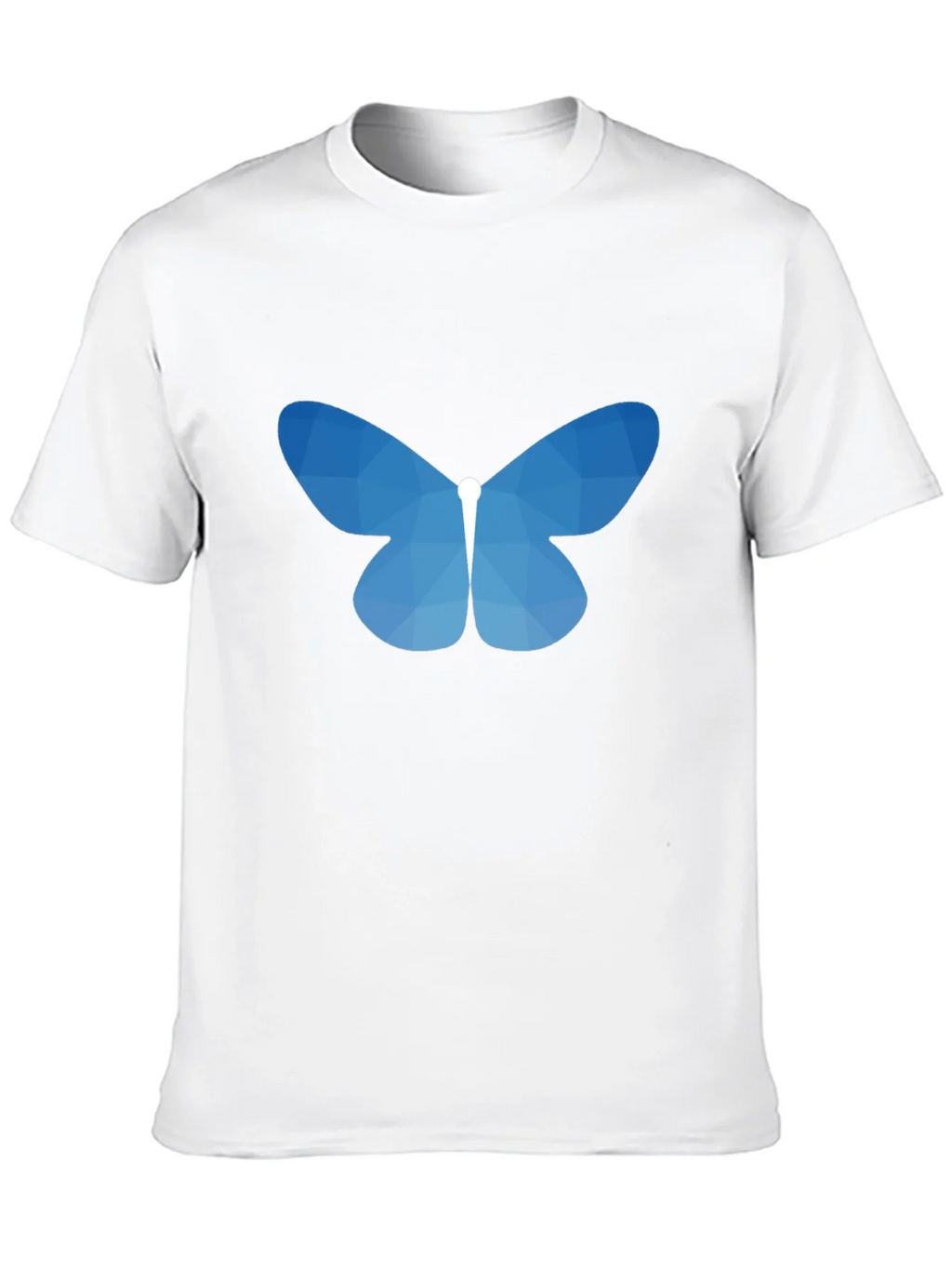 Geometric Butterfly Graphic Tee - Black product image 9