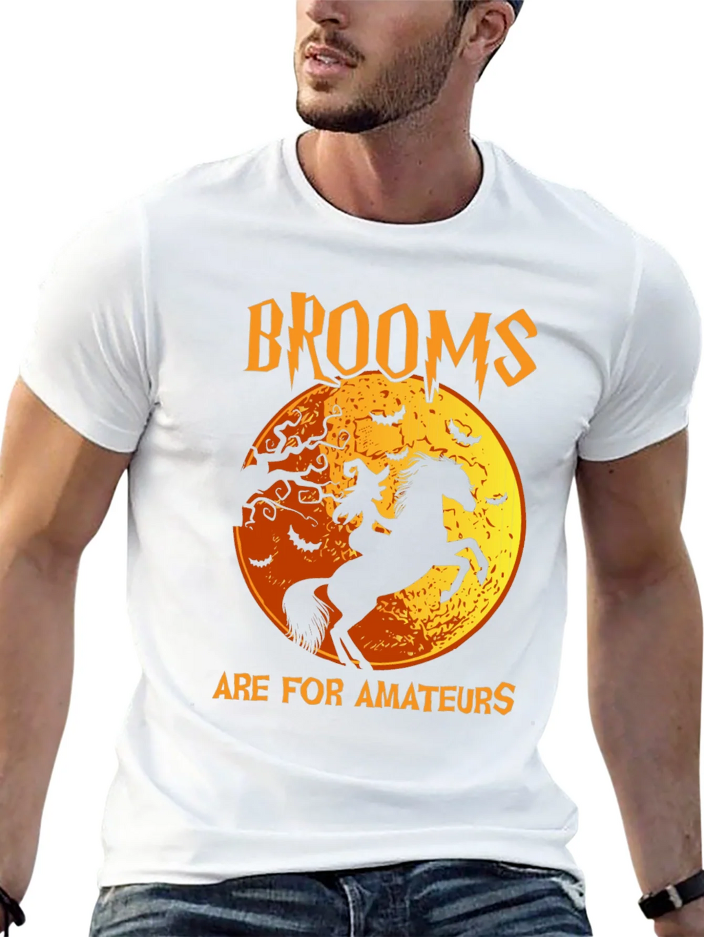 Halloween Witch & Horse Graphic Tee product image 12