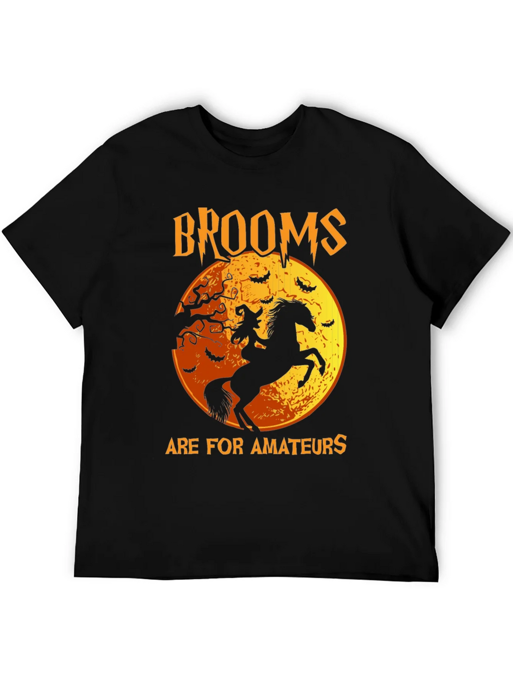 Halloween Witch & Horse Graphic Tee product image 5