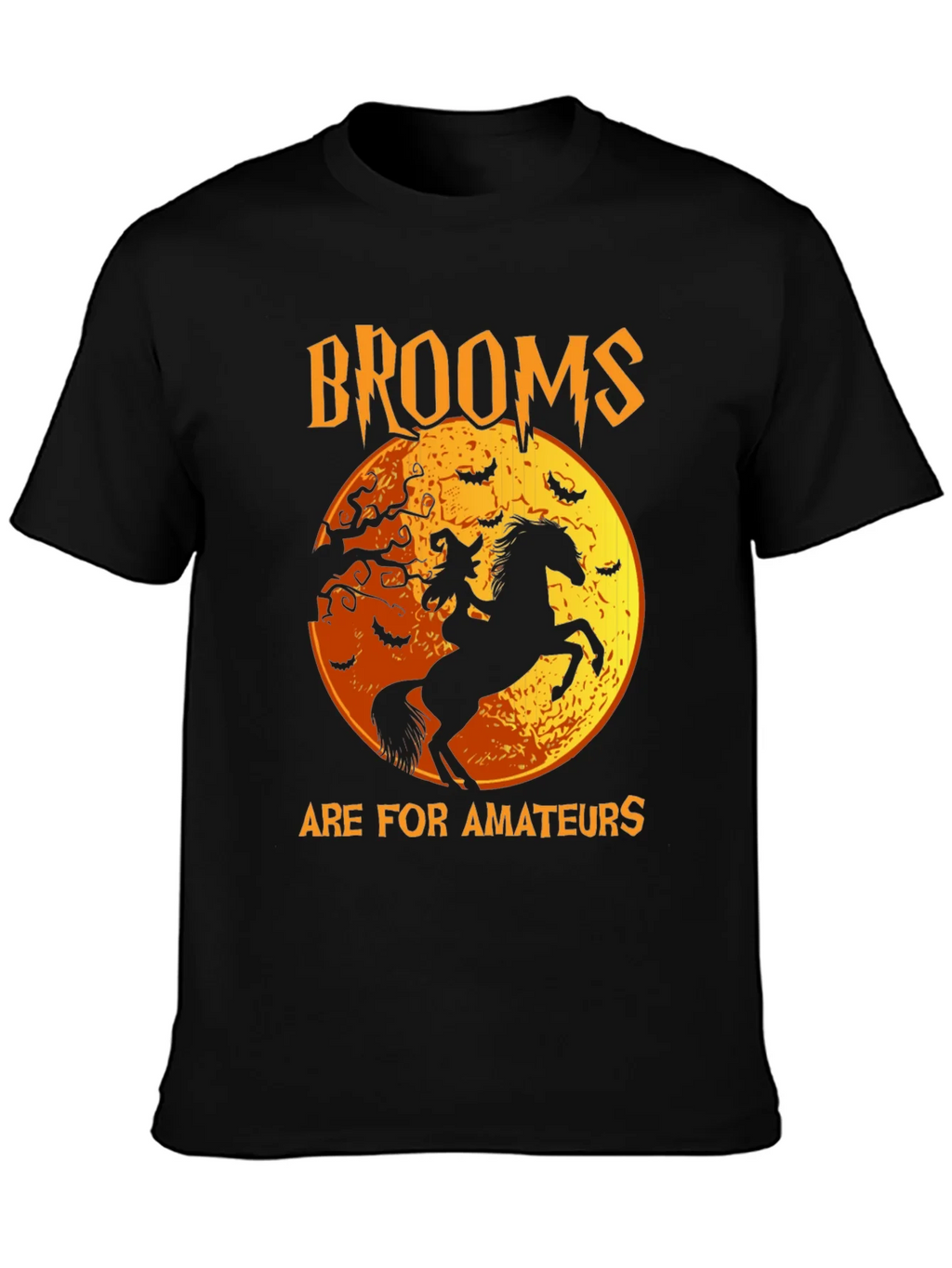 Halloween Witch & Horse Graphic Tee product image 3