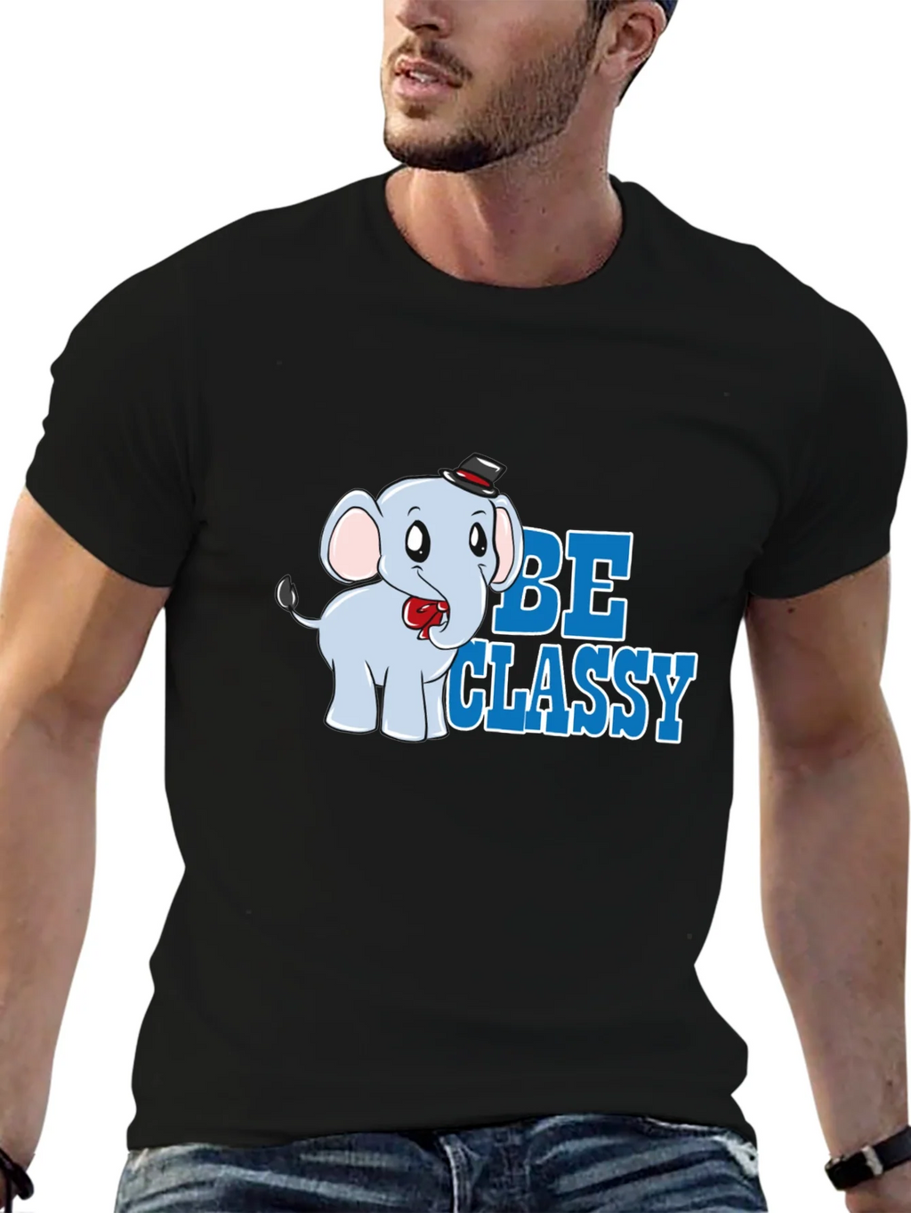 Be Classy Elephant Tee - Trendy Graphic T-Shirt product image 6