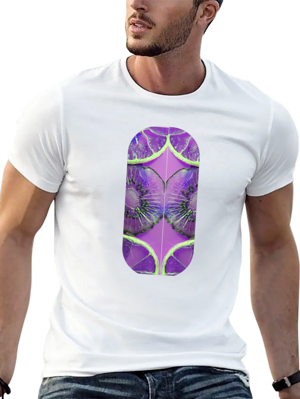 Kiwi Dream T-Shirt - Abstract Fruit Design product image 12