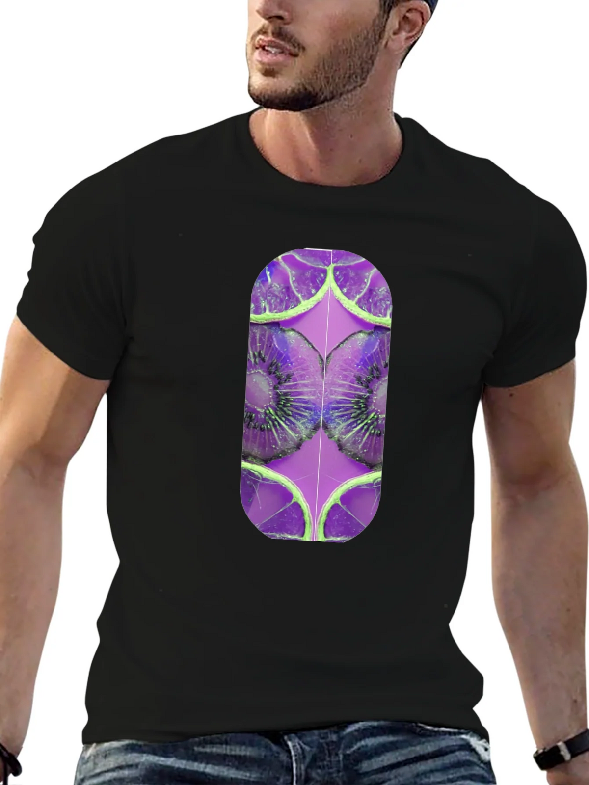 Kiwi Dream T-Shirt - Abstract Fruit Design product image 6