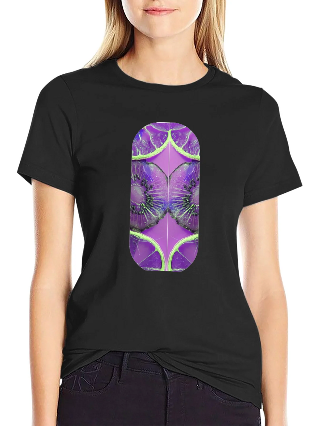 Kiwi Dream T-Shirt - Abstract Fruit Design product image 2