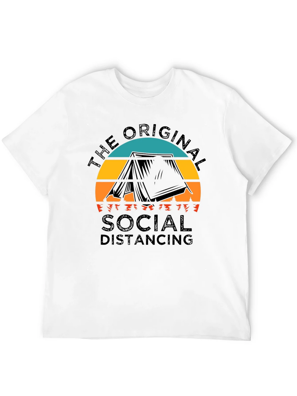 Original Social Distancing Camping T-Shirt product image 11