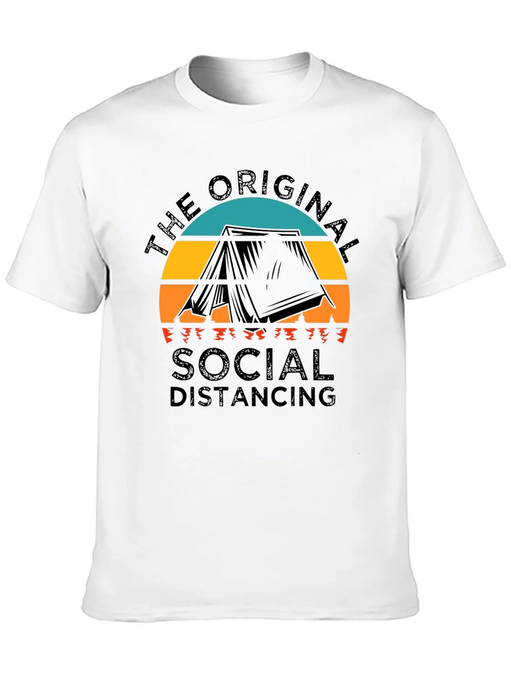 Original Social Distancing Camping T-Shirt product image 9