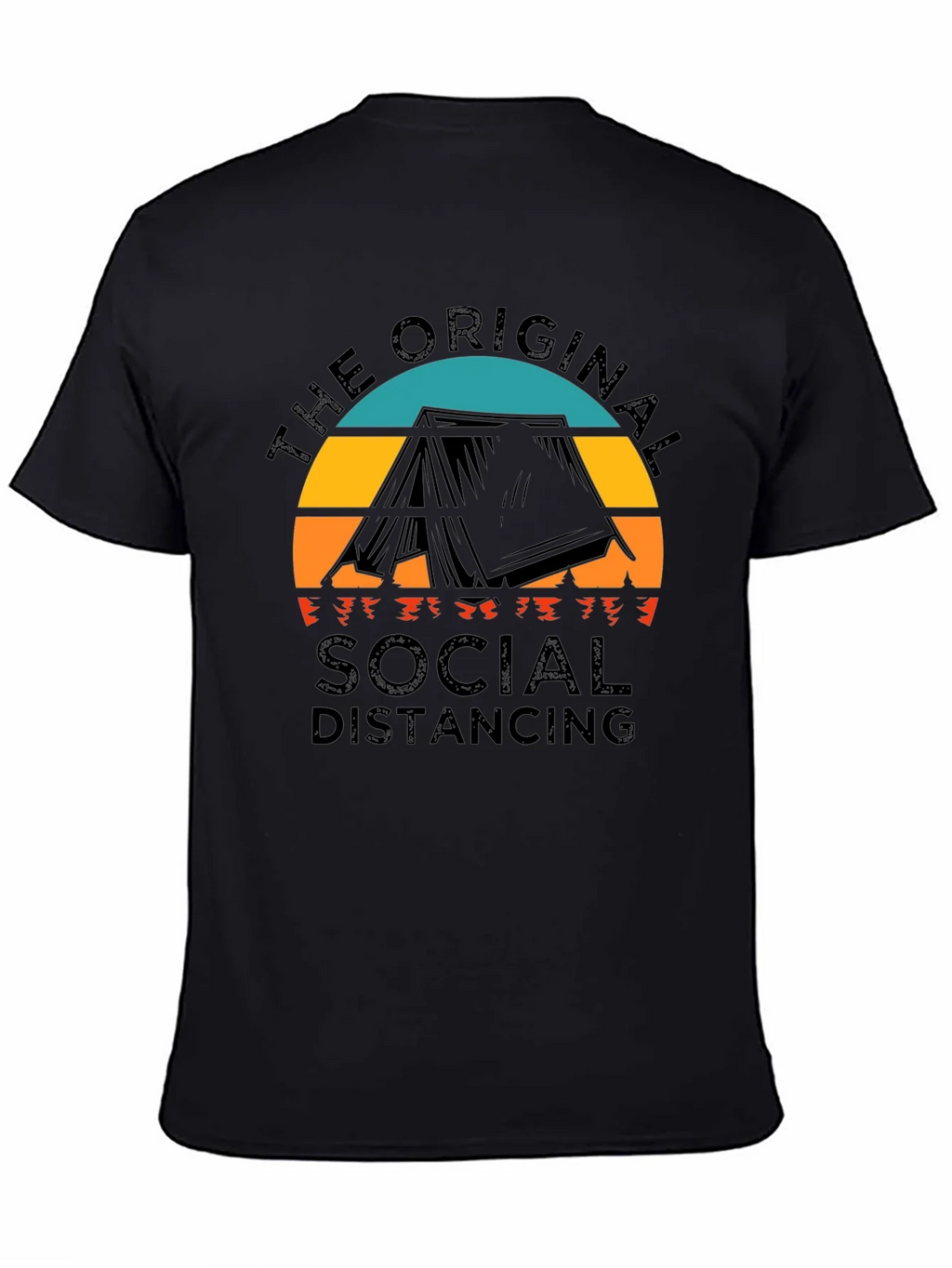 Original Social Distancing Camping T-Shirt product image 4