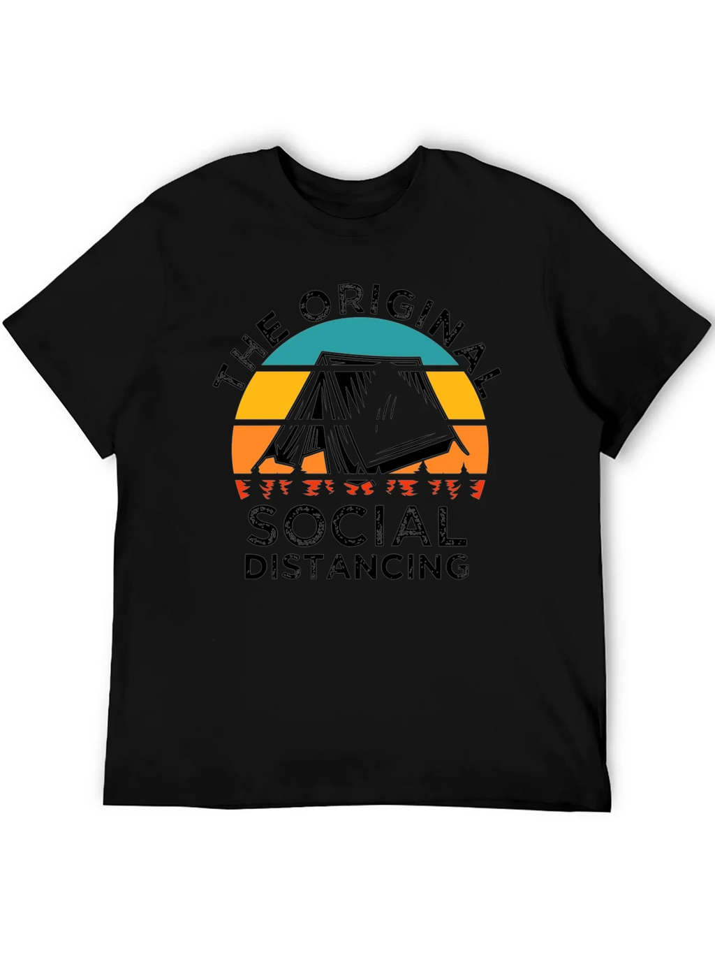 Original Social Distancing Camping T-Shirt product image 5