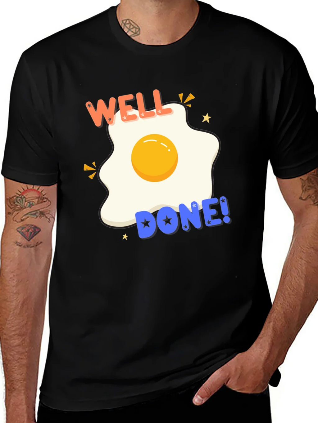 Well Done Egg Graphic T-Shirt product image 1