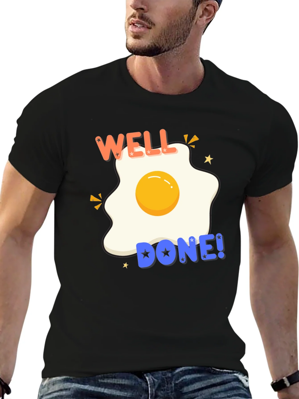 Well Done Egg Graphic T-Shirt product image 6
