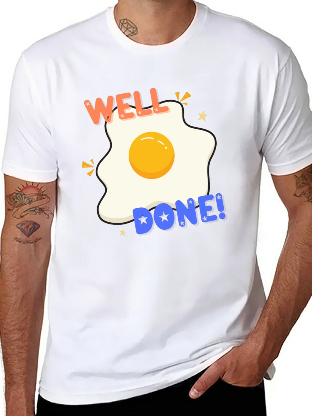Well Done Egg Graphic T-Shirt product image 7