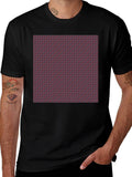 Patterned Tee - Stylish Black Crew Neck T-Shirt product image 1