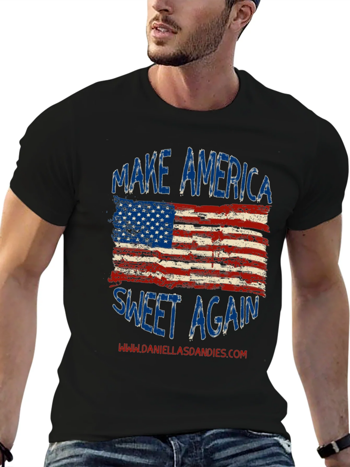 Make America Sweet Again T-Shirt - Patriotic Graphic Tee product image 6
