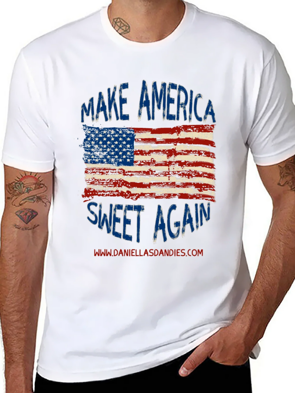 Make America Sweet Again T-Shirt - Patriotic Graphic Tee product image 7