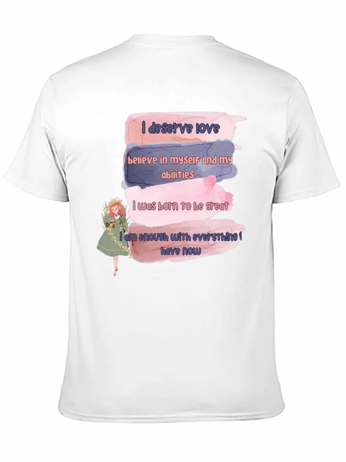 Affirmation T-Shirt: Love Belief Greatness & Enough product image 10
