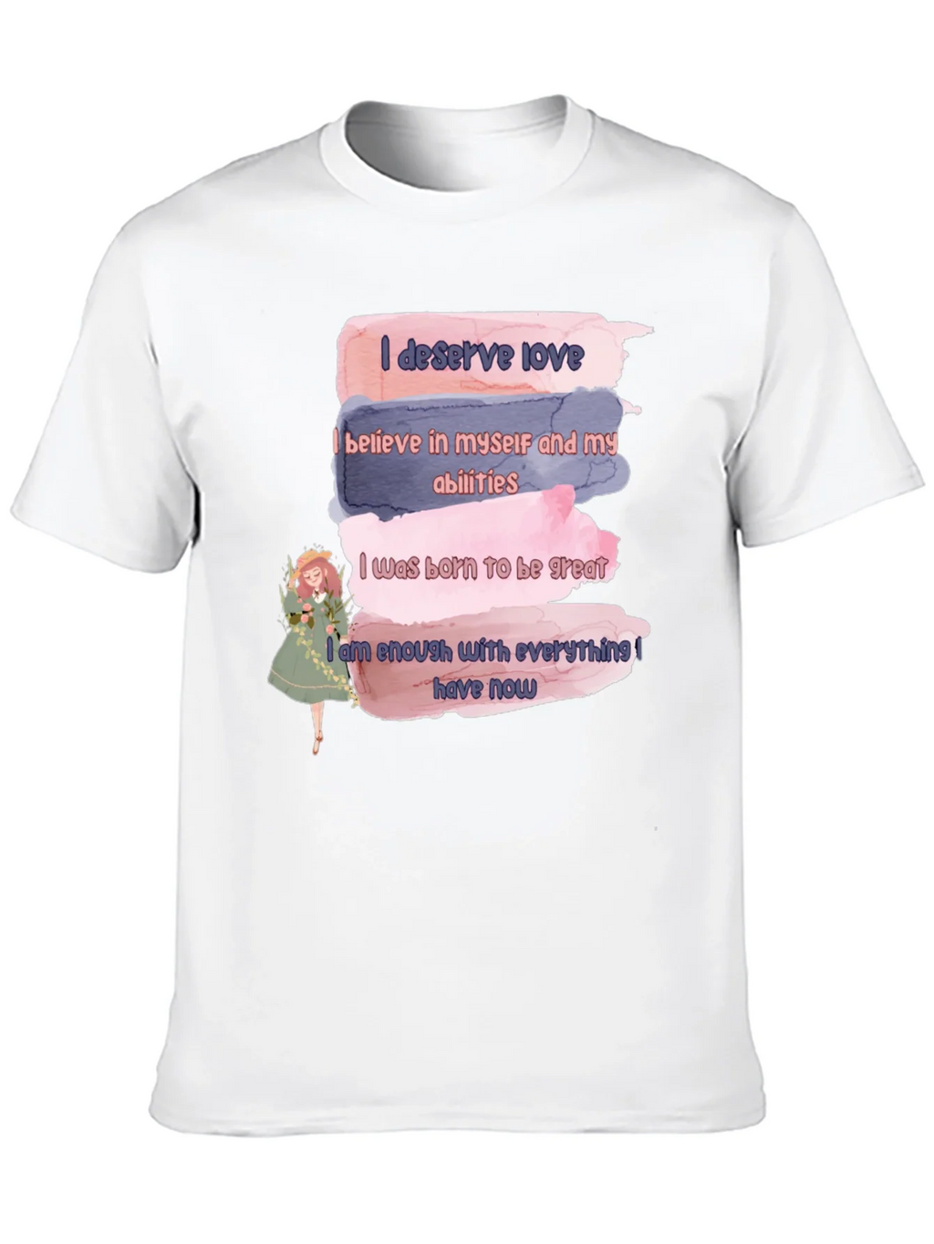 Affirmation T-Shirt: Love Belief Greatness & Enough product image 9