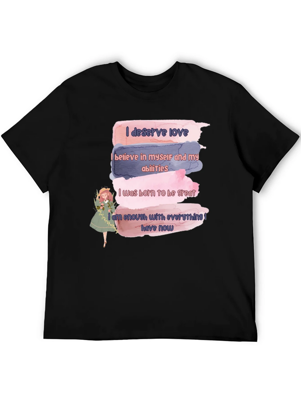 Affirmation T-Shirt: Love Belief Greatness & Enough product image 5