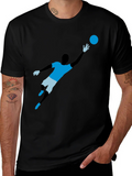 Soccer Goalie Graphic T-Shirt - Black product image 1