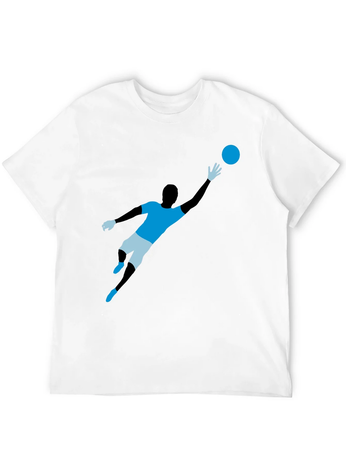 Soccer Goalie Graphic T-Shirt - Black product image 11
