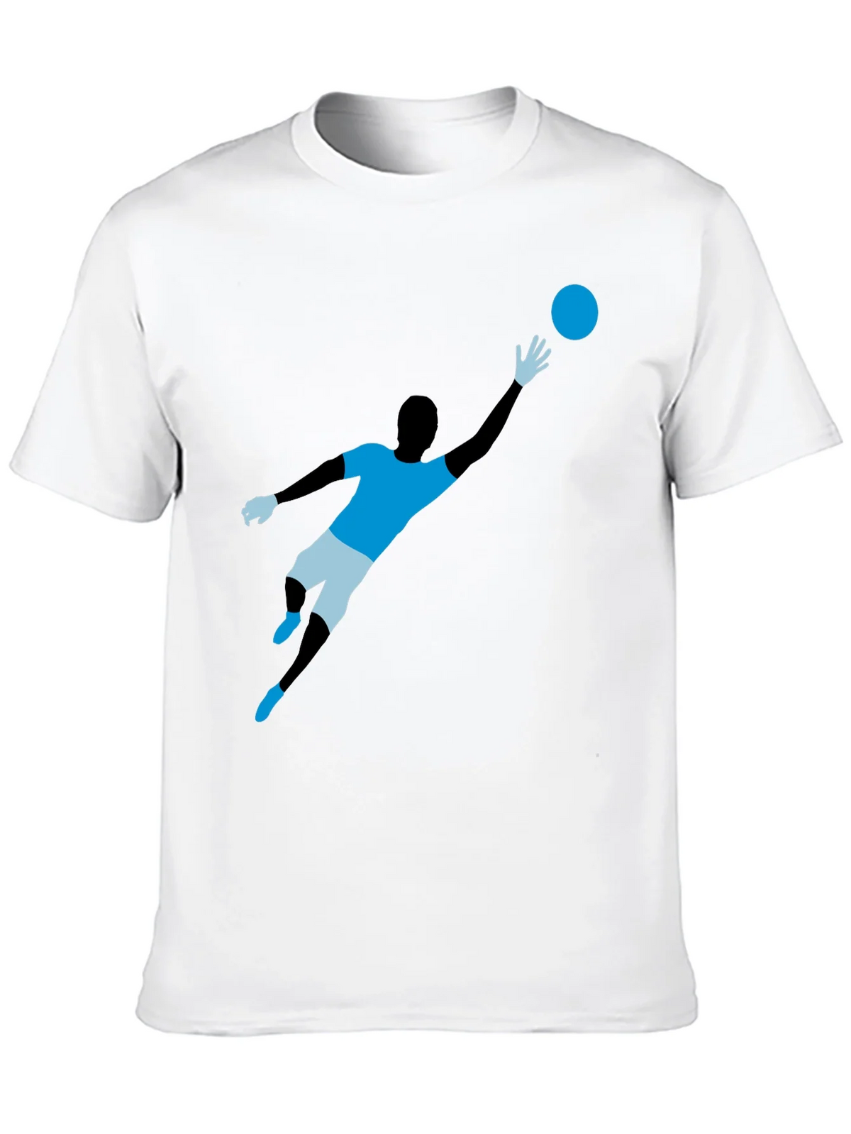 Soccer Goalie Graphic T-Shirt - Black product image 9
