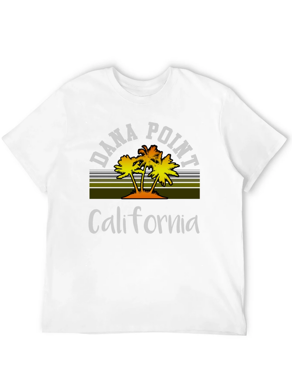 Dana Point California Palm Tee - Black product image 11